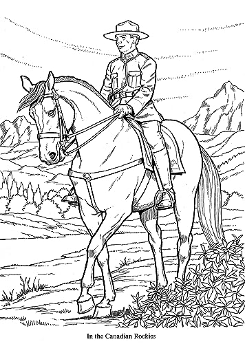Wonderful World of Horses Coloring Book (Dover Animal Coloring Books) Dover Publications