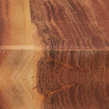 Alaterre Furniture Alpine Live Edge Solid Wood 48 inch Bench with Metal Legs, Natural Alaterre Furniture