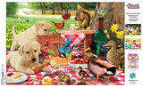 Buffalo Games - Steve Read - Picnic Raiders - 300 Piece Jigsaw Puzzle For Adults -Challenging Puzzle Perfect for Game Nights - Finished Size is 21.25 x 15.00 Buffalo Games