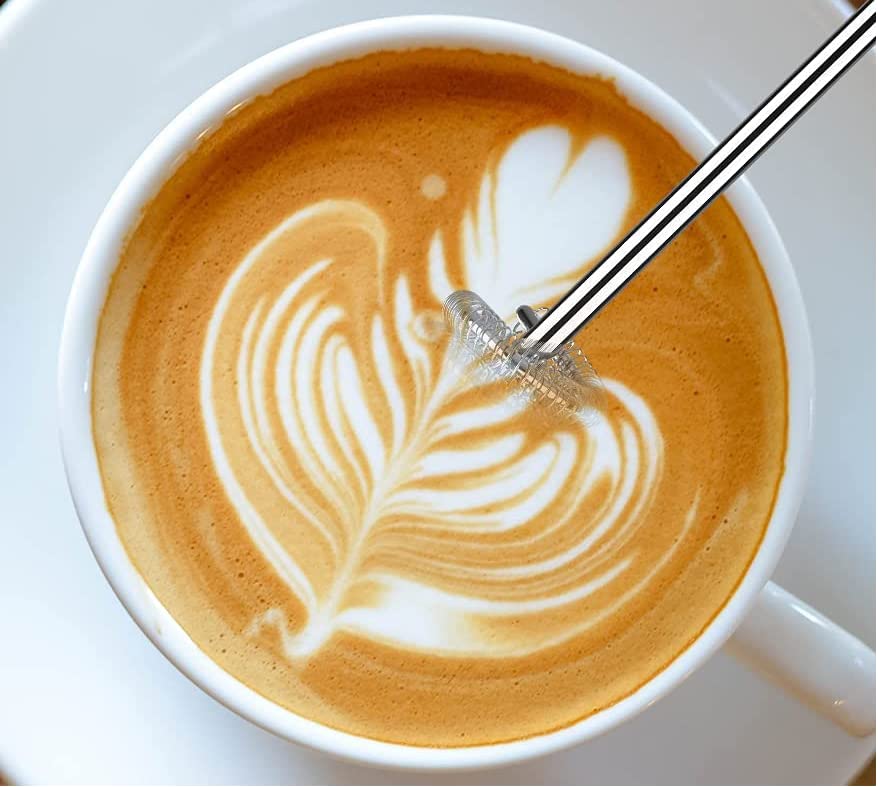 MegaWise Pro Titanium Reinforced 3-in-1 Immersion Hand Blender, Powerful Copper Motor with 80% Sharper Blades, 12-Speed Corded Blender, Including Dish Washer Safe Whisk and Milk Frother MEGAWISE