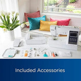 Brother SE700 Combo Embroidery & Sewing Machine with 4" x 4" Embroidery Hoop and 40+ Accessories