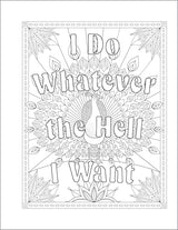You Are a F*cking Rock Star: A Motivational Swear Word Coloring Book for Adults WoodArtSupply