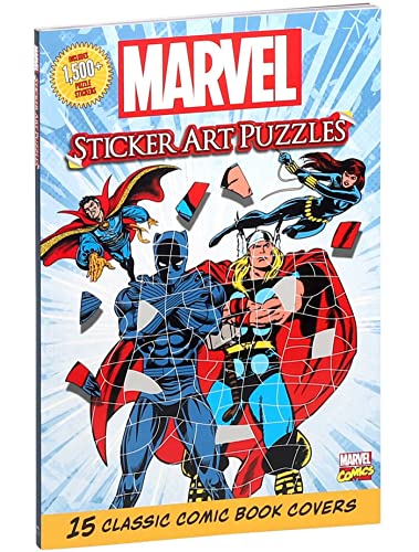 Marvel Sticker Art Puzzles WoodArtSupply