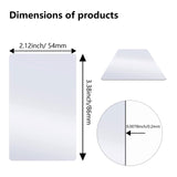 100 Pieces Sublimation Metal Business Cards Which Can Be Sublimated Both Sides,3.38 x 2.12 x 0.0078 Inch Blank Sublimation Metal Name Card for Color UV Print (100 Pcs Metal Business Cards) Cevhzoe