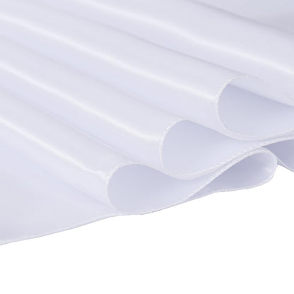 WENSINL White Table Runner 10 Pack - Satin Table Runners 12 x 108 Inches Long for Wedding Parties Birthday Meeting Events Decorations