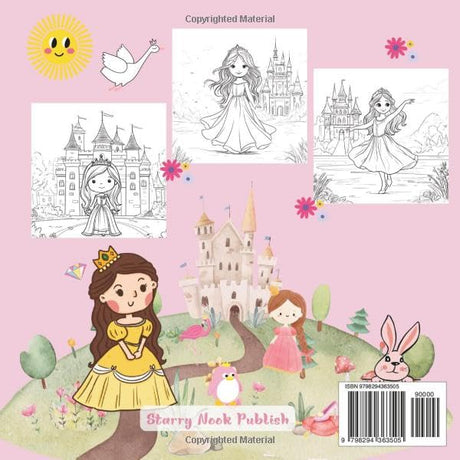 Princess and Castle Coloring Book for Little Dreamers “More Magical Scenes”: A Whimsical Fairytale Coloring Adventure for Kids Ages 4–8 Majosta