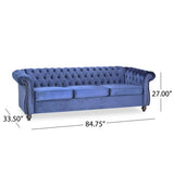Christopher Knight Hom Norma Sofas, Midnight Blue, Dark Brown Christopher Knight Hom