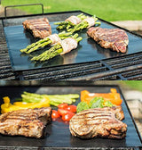 LOOCH Grill Mat Set of 6 - Non-Stick BBQ Outdoor Grill & Baking Mats - Reusable and Easy to Clean - Works on Gas, Charcoal, Electric Grill and More - 15.75 x 13 Inch LOOCH
