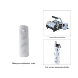 PYD Life 4 Pack Sublimation Blank Tumbler 22 OZ Sports Wide Mouth Stainless Steel Water Bottle Vacuum Flask with Straw and Portable Handle for Tumbler Press Machine Sublimation Print PYD Life