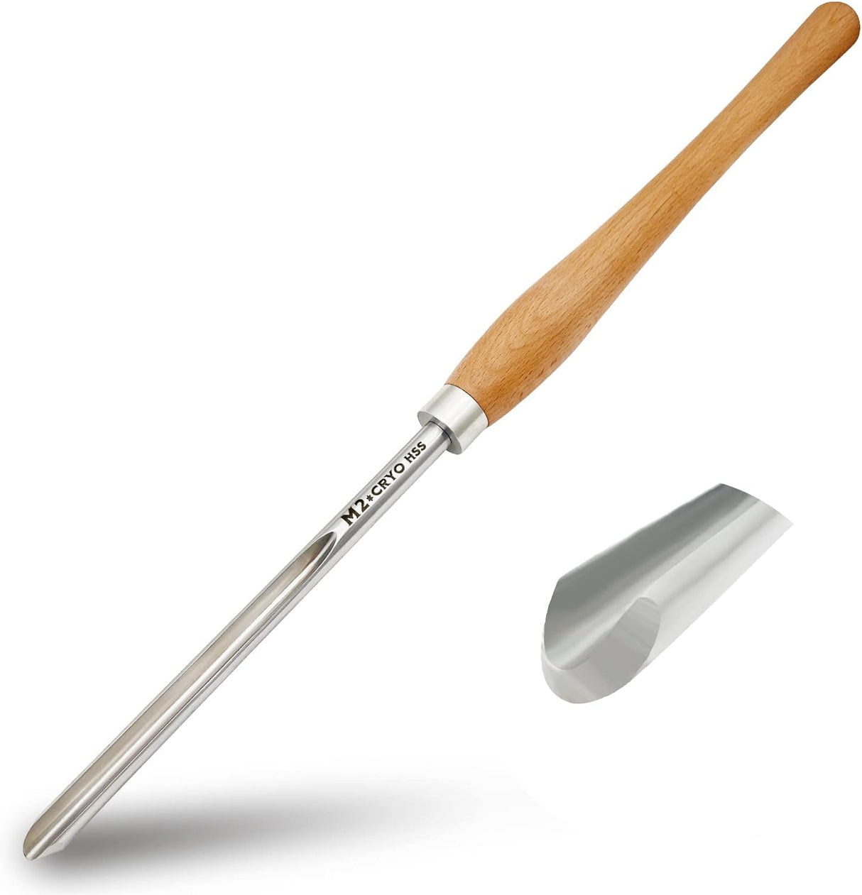 BRW 1/2" Bowl Gouge For Woodturning || M2 Cryo High Speed Steel || Long Handle Lathe Tool Barn Ridge Woodcraft