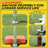 Quictent 20x40 Party Tent Heavy Duty West Coast Frame Tent Outdoor White Commercial Gazebo Rental Wedding Canopy (with Sides) Quictent