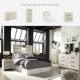 Signature Design by Ashley Cambeck Farmhouse Industrial 6 Drawer Dresser, Whitewash Signature Design by Ashley