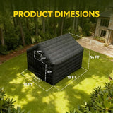 YeeBouncy Party Tent Large,Large Gazebo Event House,Inflatable Outdoor Party Tent,for Birthday Party, School Camping, Disco Nightclub, Wedding Party (18FT) YeeBouncy