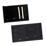 Sosoport Black Puzzle Mat Roll Up Portable Felt Play Mat for Up Inflatable Tube and Fixing Bands Storage for Jigsaw Puzzles Sosoport