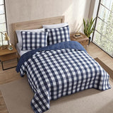Eddie Bauer Home | Lake House Collection | Bedding Set - 100% Cotton Light-Weight Quilt Bedspread, Pre-Washed for Extra Comfort, Twin, Blue Eddie Bauer