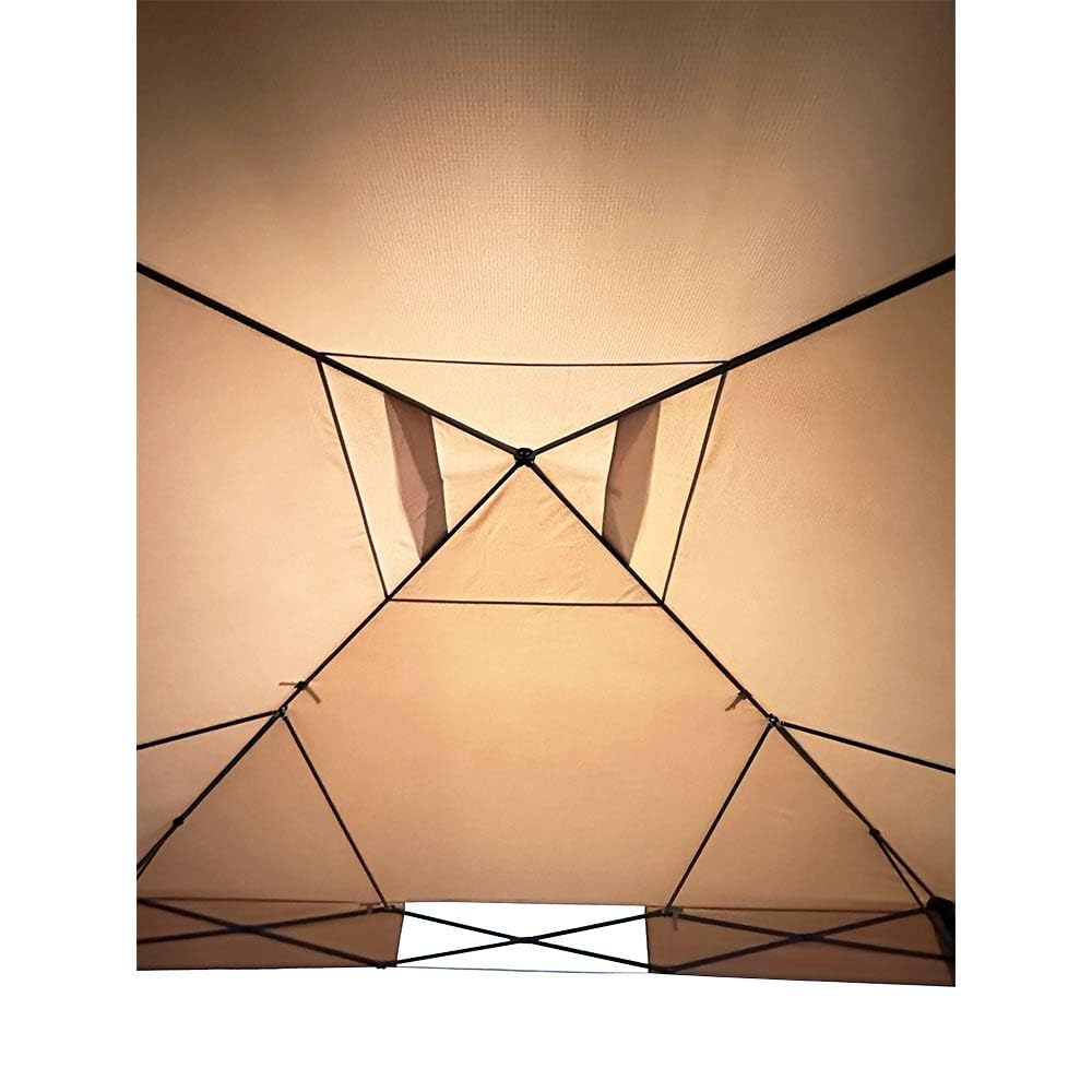 Garden Winds Custom Fit Replacement Canopy Top Cover Compatible with The Ozark Trail 30726, WMT-1212122N 12' X 12' Pop Up - Upgraded Performance RIPLOCK 350 Fabric - Slate Gray Garden Winds