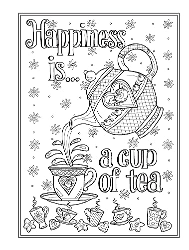 Creative Haven Afternoon Tea Coloring Book (Adult Coloring Books: Food & Drink) Dover Publications