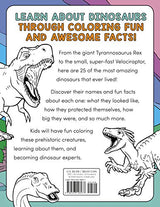 Dinosaur Book for Kids: Coloring Fun and Awesome Facts (A Did You Know? Coloring Book) Z Kids