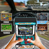 Golden Security Retro Mini Arcade Machine, Handheld Game Console with 156 Classic Video Games 2.8 Inch Color Display Rechargeable Battery, Support for TV Output, Birthday Present for Children Golden Security