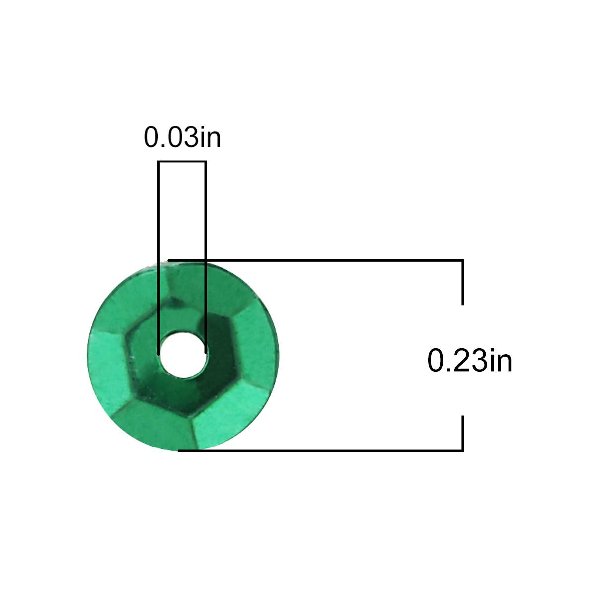 CCINEE 9460 PCS Cup Sequins Bulk, Mixed Colors Loose Sequins for Embroidery Crafts 6MM Rainbow Spangles with Holes for DIY Sewing Making CCINEE