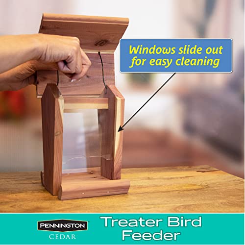 Pennington Cedar Treater Bird Feeder 2 Pounds - WoodArtSupply