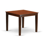 East West Furniture OXDO5-MAH-W Oxford 5 Piece Modern Set Includes a Square Wooden Table and 4 Dining Room Chairs, 36x36 Inch East West Furniture