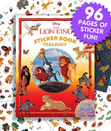 Disney Lion King Sticker Book Treasury - Activity Books for kids, 350 reusable stickers, 96 pages of fun Phidal