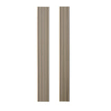 3D Natural Wood Veneer Slat Acoustic Panels (OAK) | Soundproof Celling/Wall Panels | 94.49‘’ x 23.62‘’ Cover | Wood Slat Paneling | Fluted Wall Panels Kieacia