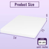 PayLessHere 6 Inch Gel Memory Foam Mattress Full Size Mattress Bamboo Charcoal Infused Mattress in a Box Medium-Firm Pressure Relief CertiPUR-US Certified,Fiberglass Free,White PayLessHere