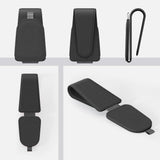 Sotfamily Sunglass Holder for Car Visor, Suede Cloth Magnetic Sunglass Organizer for Car Accessories, 2 Packs, Black Sotfamily