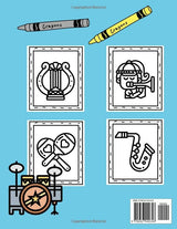 My First Big Book Of Musical Instruments Coloring Book For Toddlers: My First Coloring Book Ages 1+ WoodArtSupply