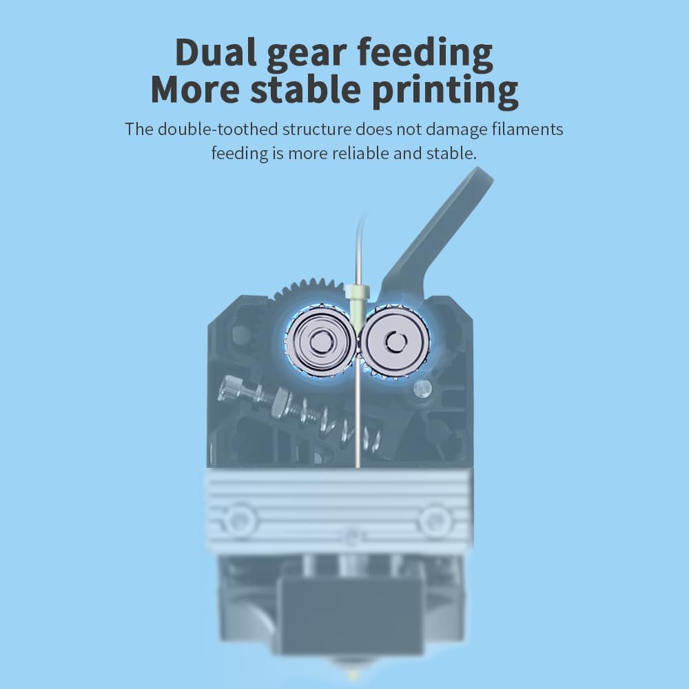 Creality Ender 3 V3 SE Extruder Kit, Original Direct Extrusion Kit Dual Gear Extruder 3.5:1 Gear Ratio Feeding Extrusion Mechanism Kit for Ender 3 S1/Ender 3 S1 Pro/Ender 5 S1/Ender 3 V3 KE 3D Printer Creality