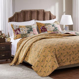 Greenland Home Antique Chic 100% Cotton Authentic Patchwork Quilt Set, Twin/Twin XL, Multicolor Greenland Home Fashions