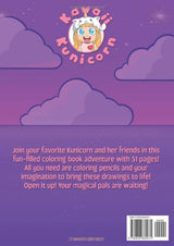 Kawaii Kunicorn Coloring Book Oaitree