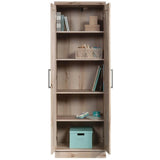 Sauder HomePlus Two Door Storage Cabinet/Pantry Cabinet, Pacific Maple Finish Sauder