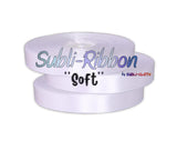 Subli-Ribbon ''Soft'' Satin Strap for Sublimation DIY Custom Smooth Cloth Fabric Polyester (25mm x 30mts) Subli-Cloth