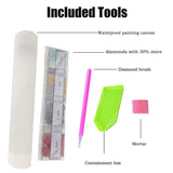 EIBEILI 4 Pack Diamond Painting Kits for Adults, Wine 5D Diamond Art Kits for Beginner DIY Full Drill Diamond Dots Crystal Craft Kits for Home Wall Decor Gifts(4 Pack/12X16 Inch) EIBEILI