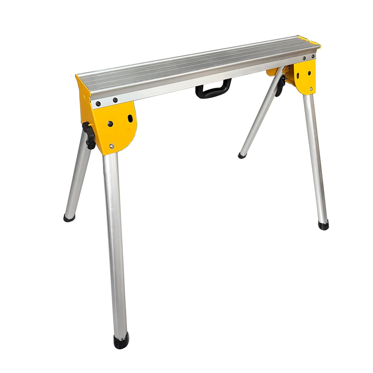 Gabasinover Silver Heavy Duty Miter Saw Stand Compatible with DW7231 DWX725 miter saw mounting brackets allowing use as a tool stand Gabasinover