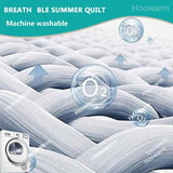 Cooling Comforter Double/Single King Size Cooling Blanket Soft Breathable Summer Duvet 150x200/180x200cm Lightweight Cooler Comforter Washable Quilted Duvet for All Season(#1,200x230cm/78x90in) QWHYQXI