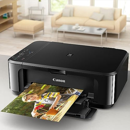 Canon Pixma MG3620 Wireless All-in-One Color Inkjet Printer with Mobile and Tablet Printing, Black