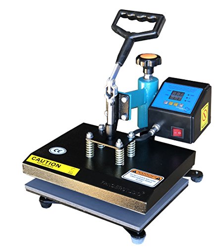 Fancierstudio Heat Press 9-by-12-Inch Heat Press Swing Away Heat Press 9"x12" Coated with Sheet Sublimation Heat Press Rhinestone Heat Press 9x12 GB Fancierstudio