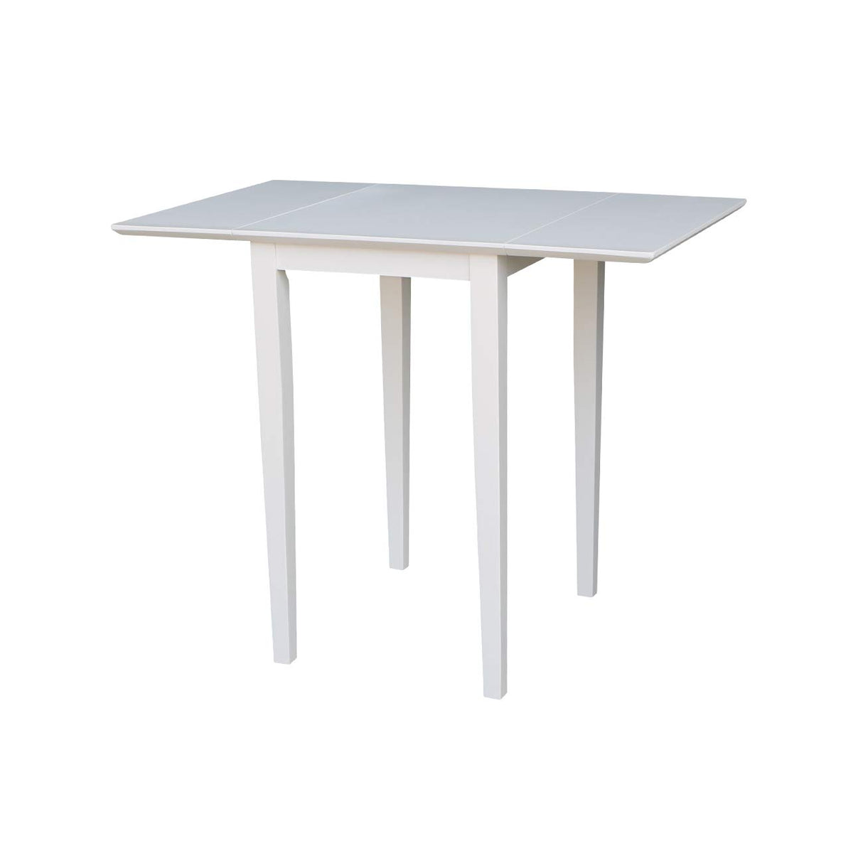 International Concepts Small Dropleaf Dining Table, White IC International Concepts