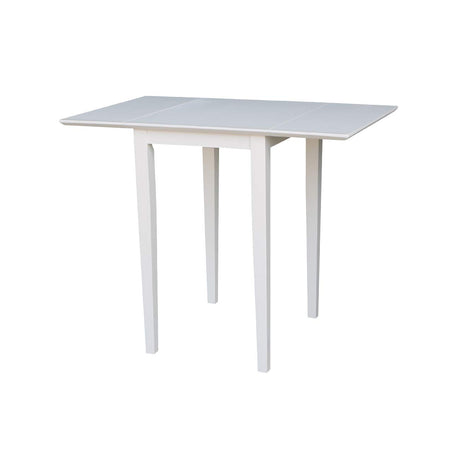 International Concepts Small Dropleaf Dining Table, White IC International Concepts