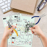 Piececool Metal 3D Puzzles for Adults, Cicada 3D Model Building Kits Insect Themed Animal Fashion Brooch Assembling DIY Crafts Creative Gifts