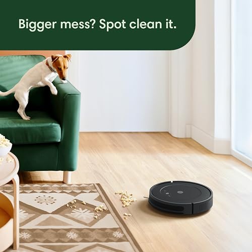 iRobot Roomba Vac Robot Vacuum (Q0120) - Easy to use, Power-Lifting Suction, Multi-Surface Cleaning, Smart Navigation Cleans in Neat Rows, Self-Charging, Alexa iRobot
