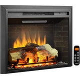 LegendFlame Carl 28" W Electric Fireplace Insert (EF262), Fireplace Heater 750/1500W, Fire Crackling Sound, Remote Control Legend Flame