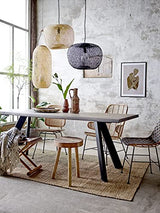 Bloomingville Reclaimed Wood Stool, Natural, 13" Round x 18"H Bloomingville