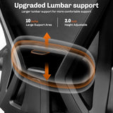 Office Chair, Ergonomic Home Computer Desk Chairs, Comfy Breathable Mesh Chair with Adjustable Lumbar Support Flip-up Armrests, Executive Task Chair with High Back for Home Office Rolling Swivel Chair BestGlory