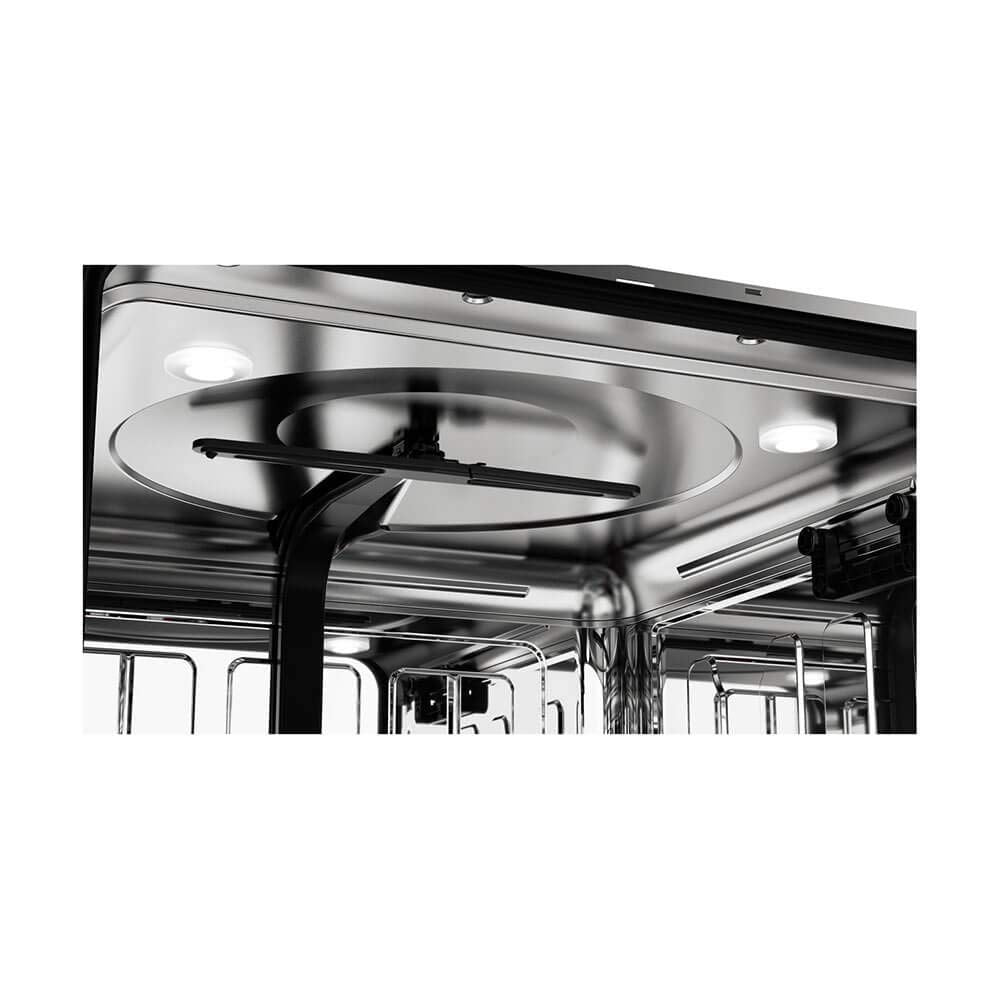 SHARP Slide-In Dishwasher, Stainless Steel Finish, 24" Wide, Soil Sensors, Premium White LED Interior Lighting, Smooth Glide Rails, Heated Dry Option, Responsive Wash Cycles, Power Wash Zone Sharp