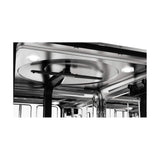 SHARP Slide-In Dishwasher, Stainless Steel Finish, 24" Wide, Soil Sensors, Premium White LED Interior Lighting, Smooth Glide Rails, Heated Dry Option, Responsive Wash Cycles, Power Wash Zone Sharp